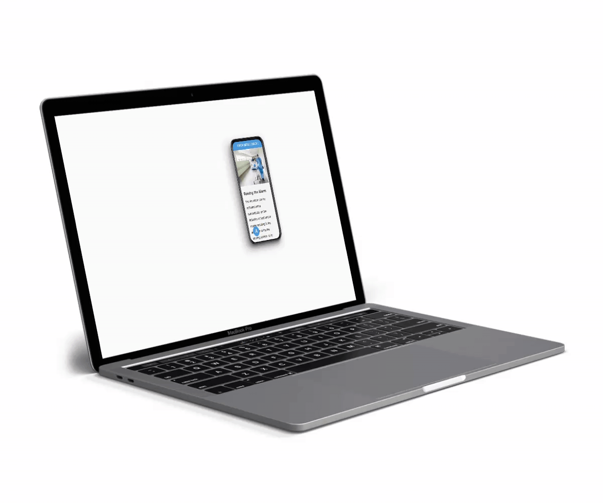 Examples of fully responsive templates to allow authors to create the best e-learning quickly