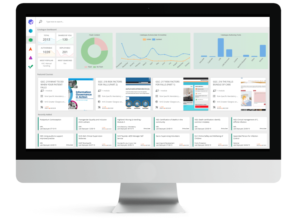 Health & Social Care eLearning Manage System For Mandatory Training Personal Development Planning Compliance - learnPro